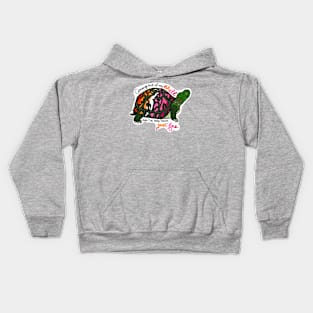 Lesbian Pride Turtle Kids Hoodie